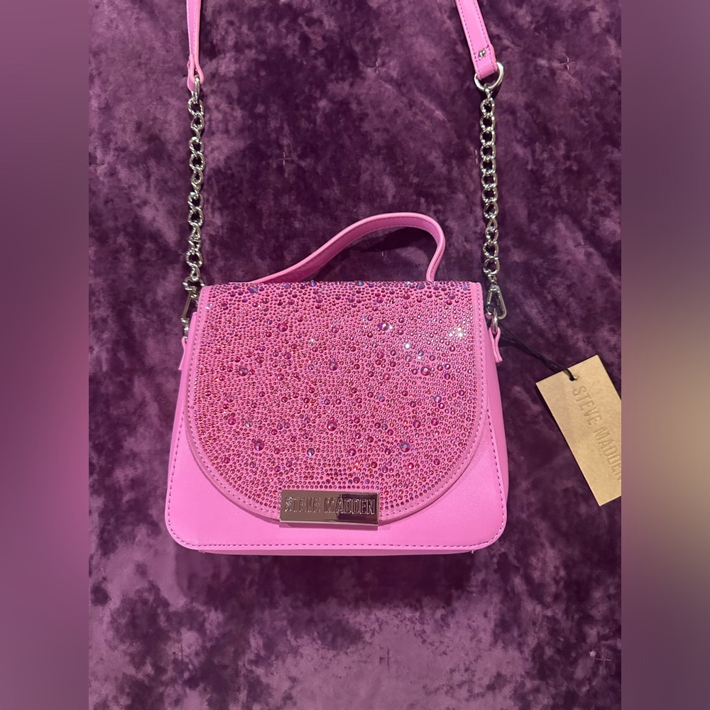 Steve Madden bubblegum pink crossbody, new with tags
